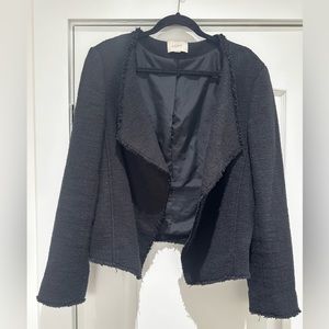 Ann Taylor Loft Blazer in black color.